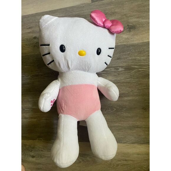 Build A Bear Sanrio Hello Kitty Summertime 18” Plush w/ Pink Bow - Picture 2 of 10